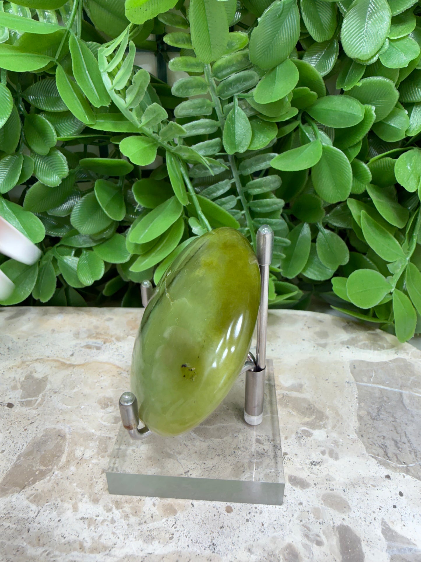 Flower Jade Palm Stone 96g