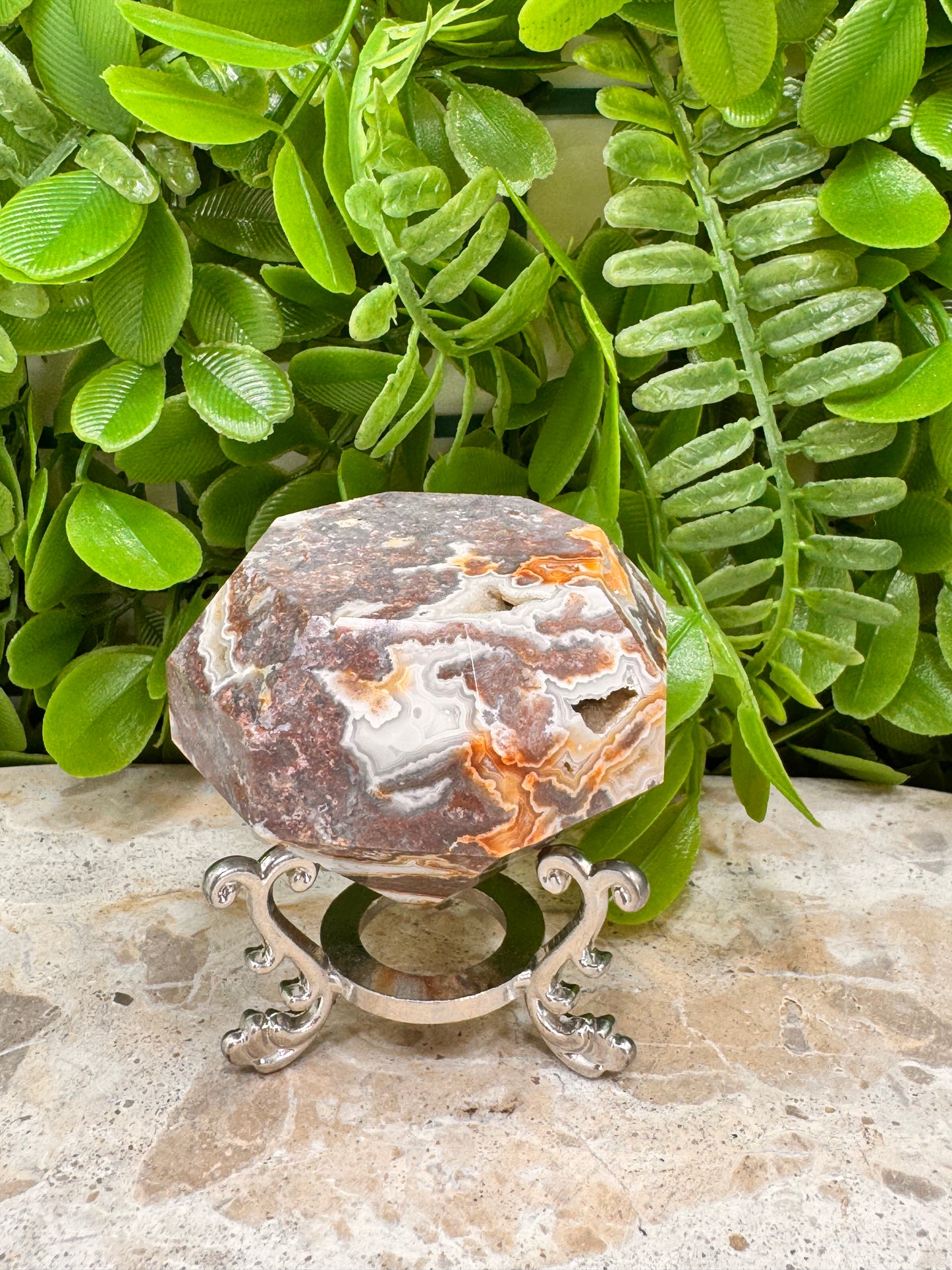 Mexican Agate Diamond 214g