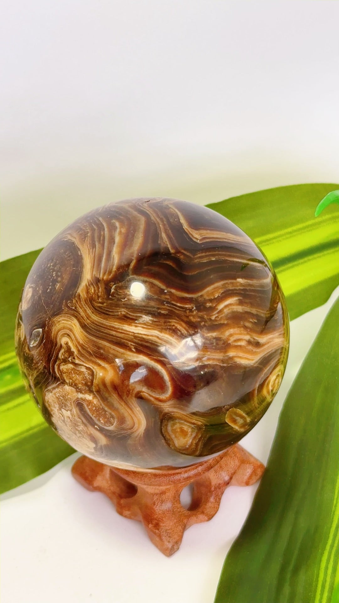 Chocolate Calcite Sphere 456g
