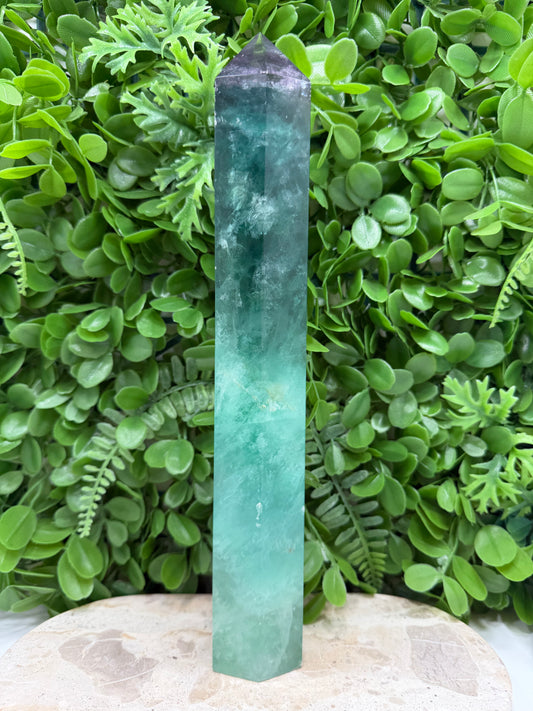 Green Fluorite Tower | Clarity • Focus • Balance