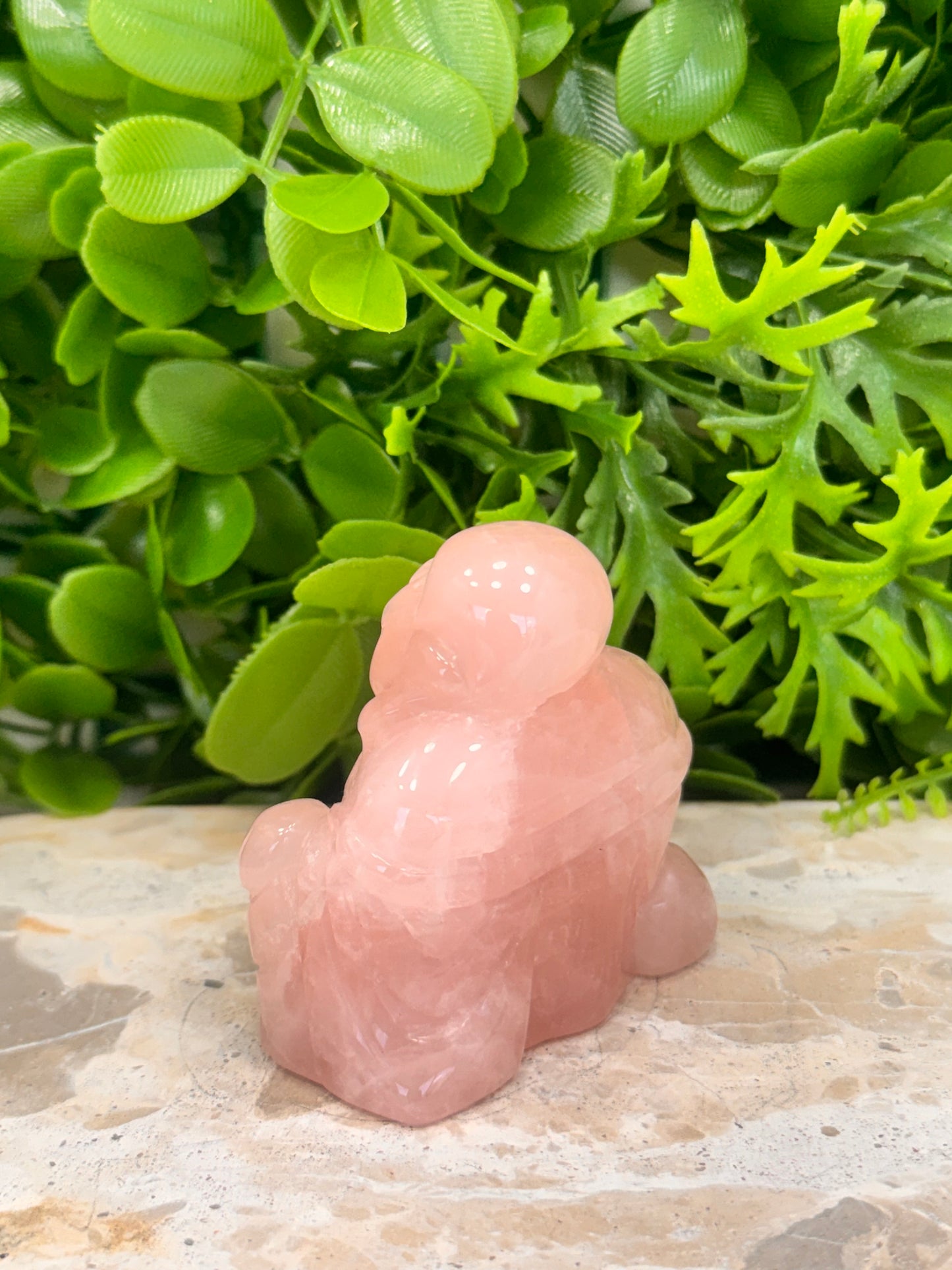 Rose Quartz Buddha 206g
