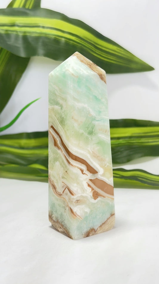 Caribbean Calcite Tower 318g