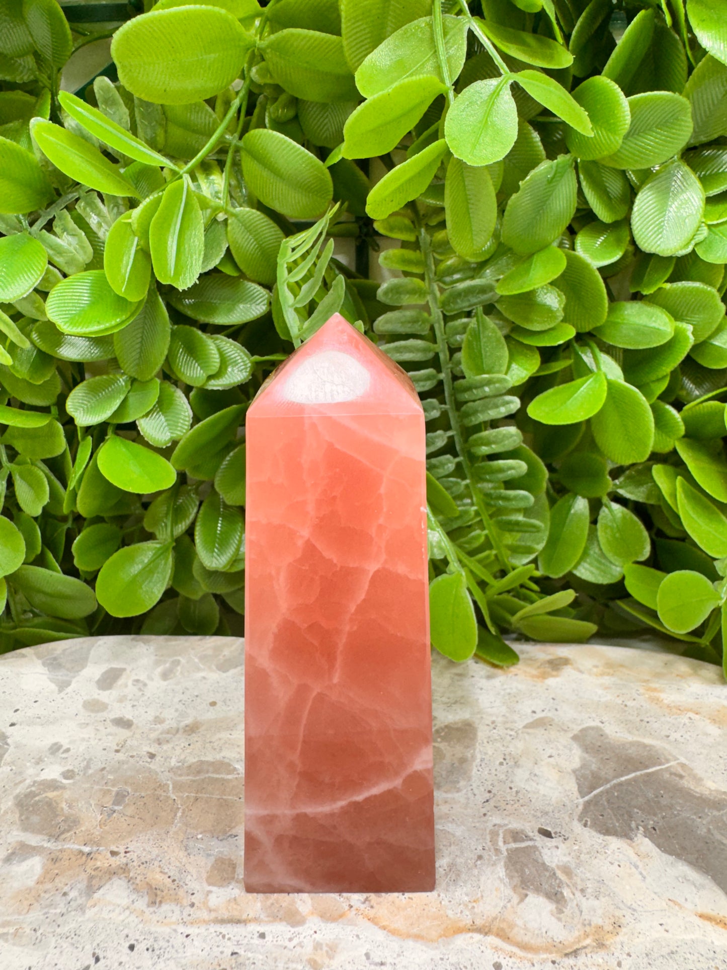 Rose Calcite Tower 276g