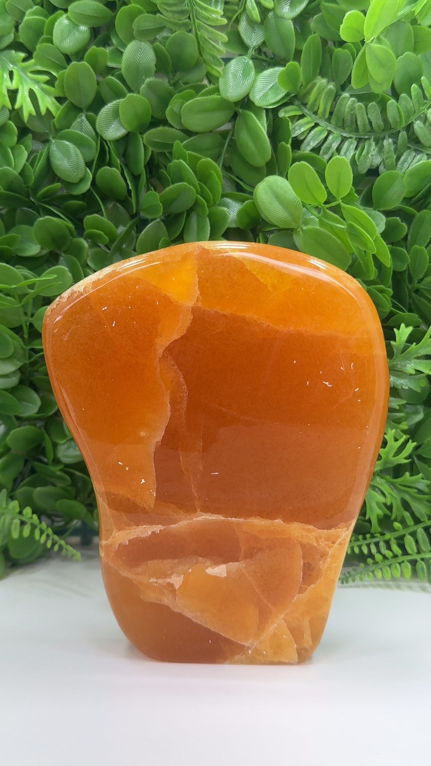 Crystalized Orange Calcite Freeform 1738g