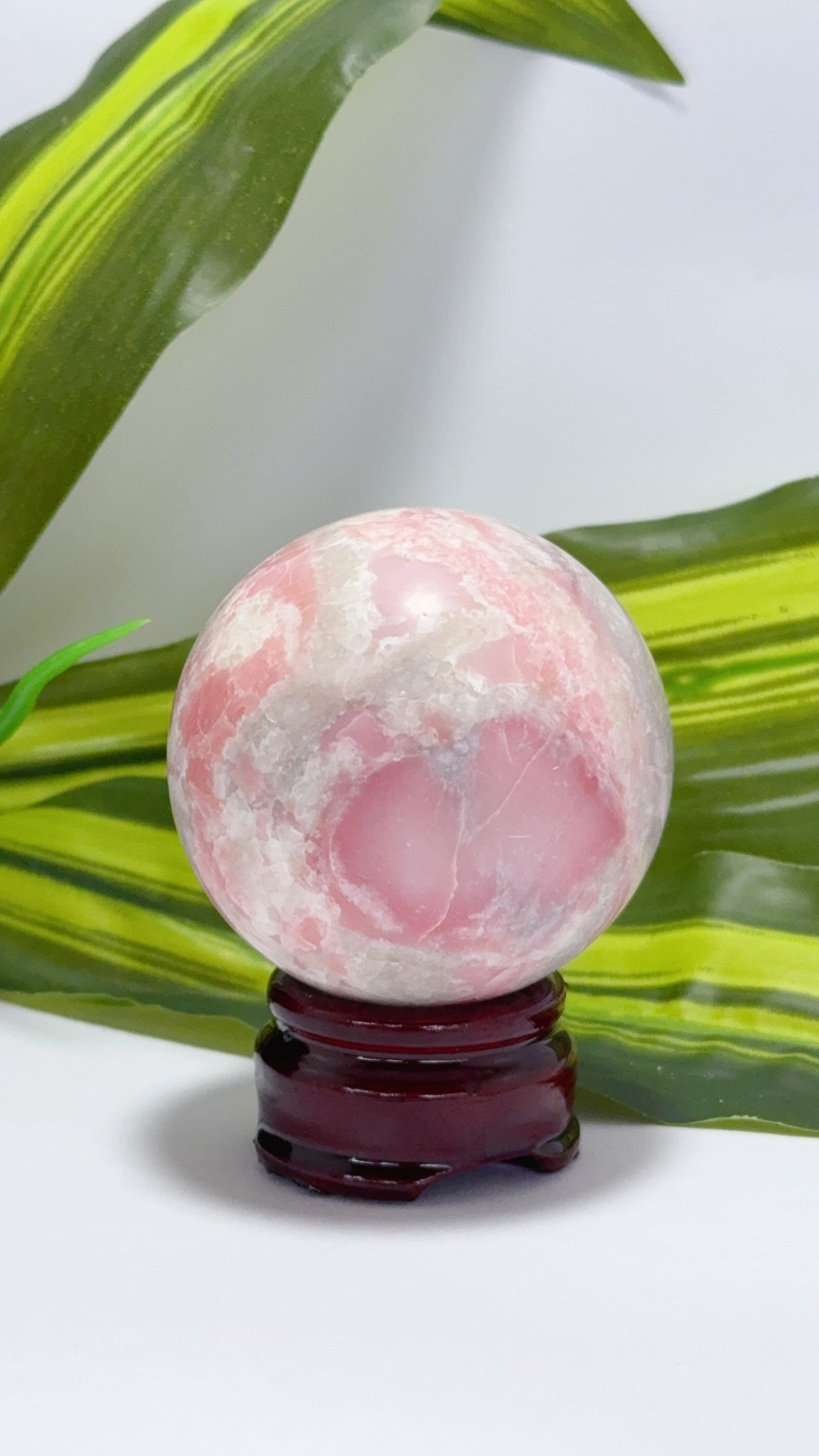 Pink Opal Sphere 322g
