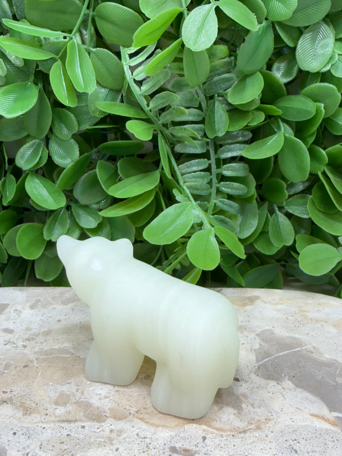 Green Calcite Bear 160g