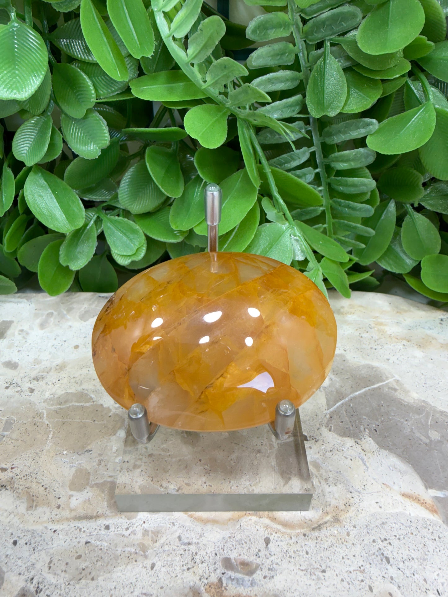 Golden Healer Palm Stone 80g