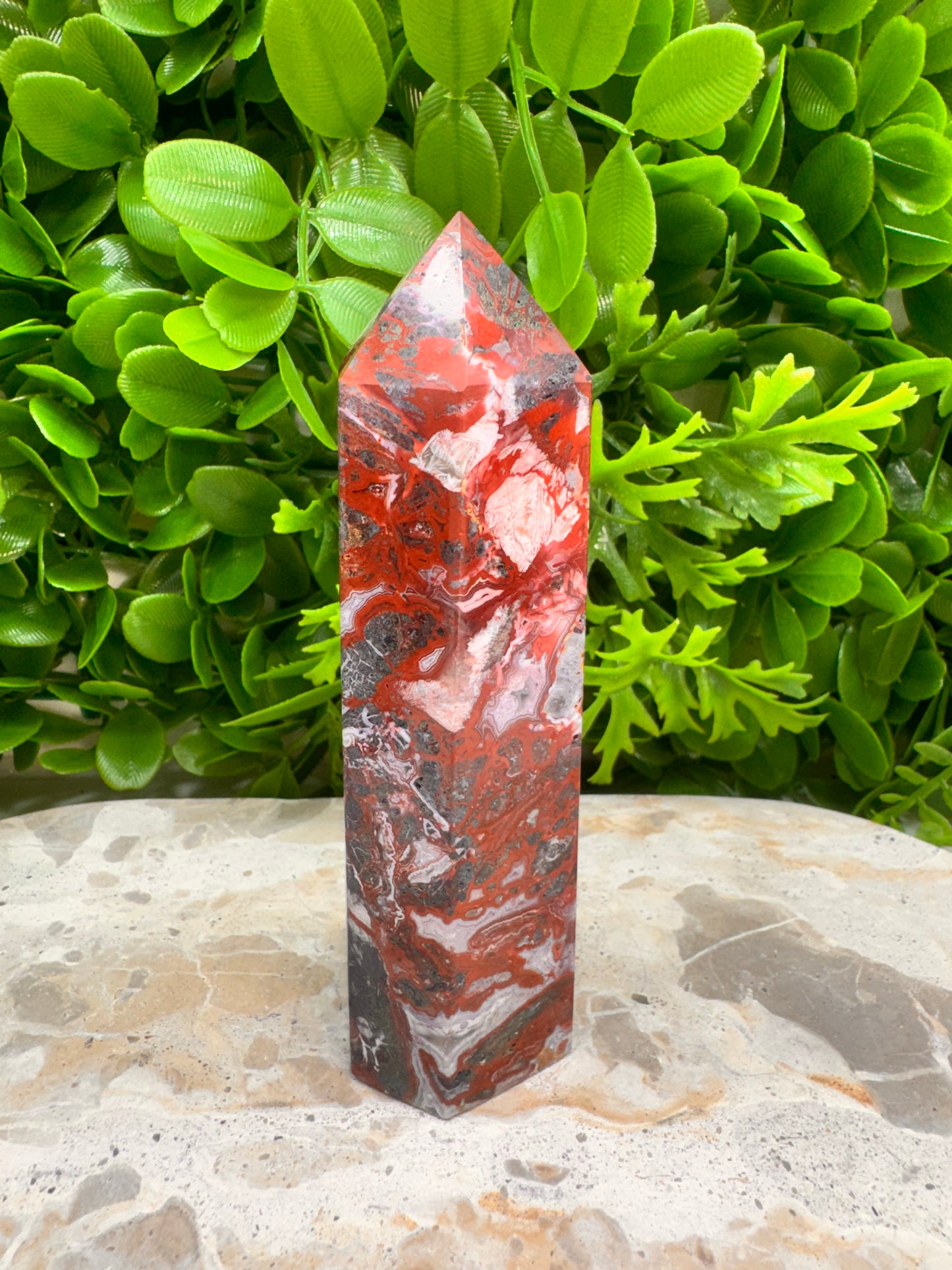 Mexican Agate Tower 301g
