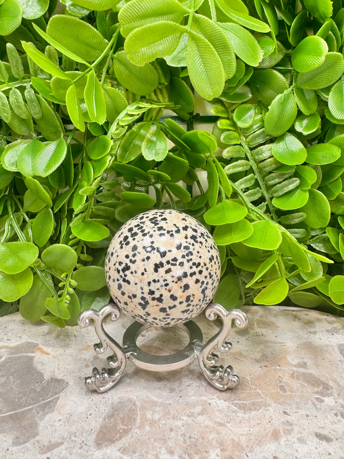 Dalmation Jasper Sphere 202g