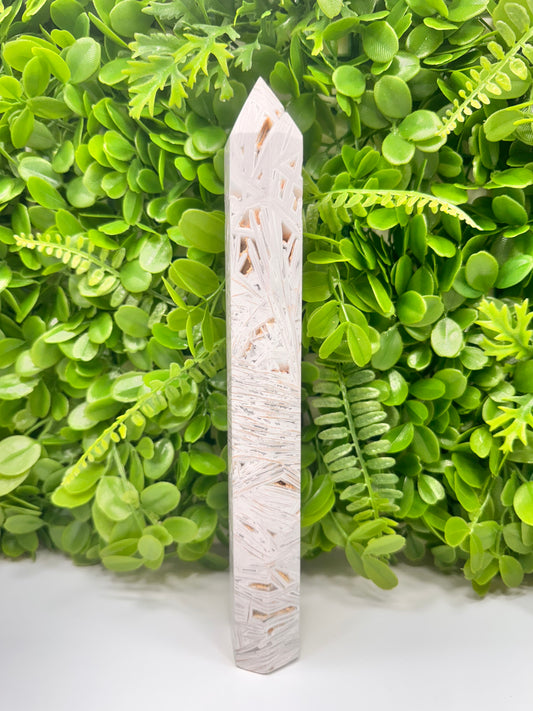 Coral Jasper Tower | Grounding • Balance • Strength