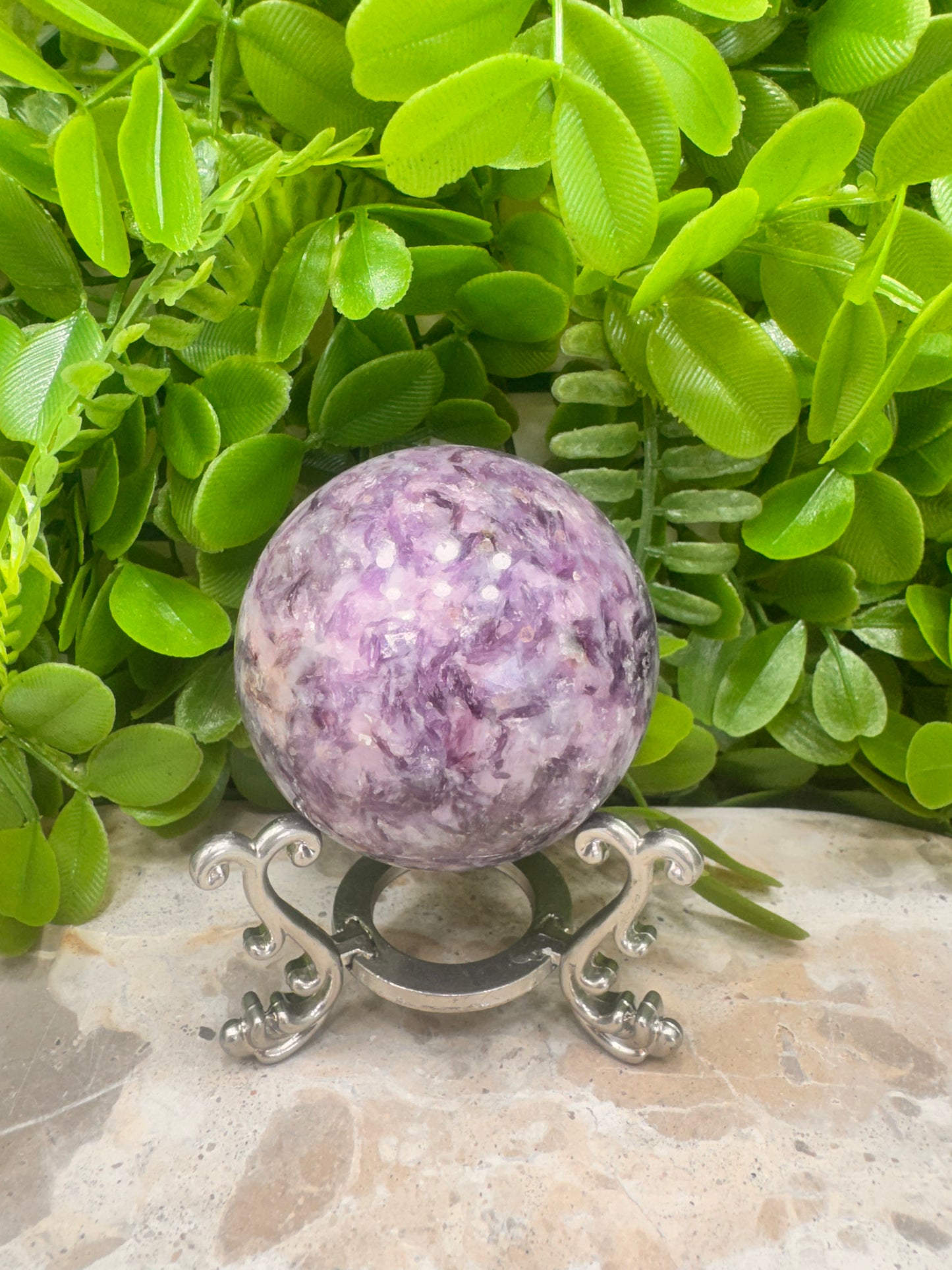 Purple Mica Sphere 343g