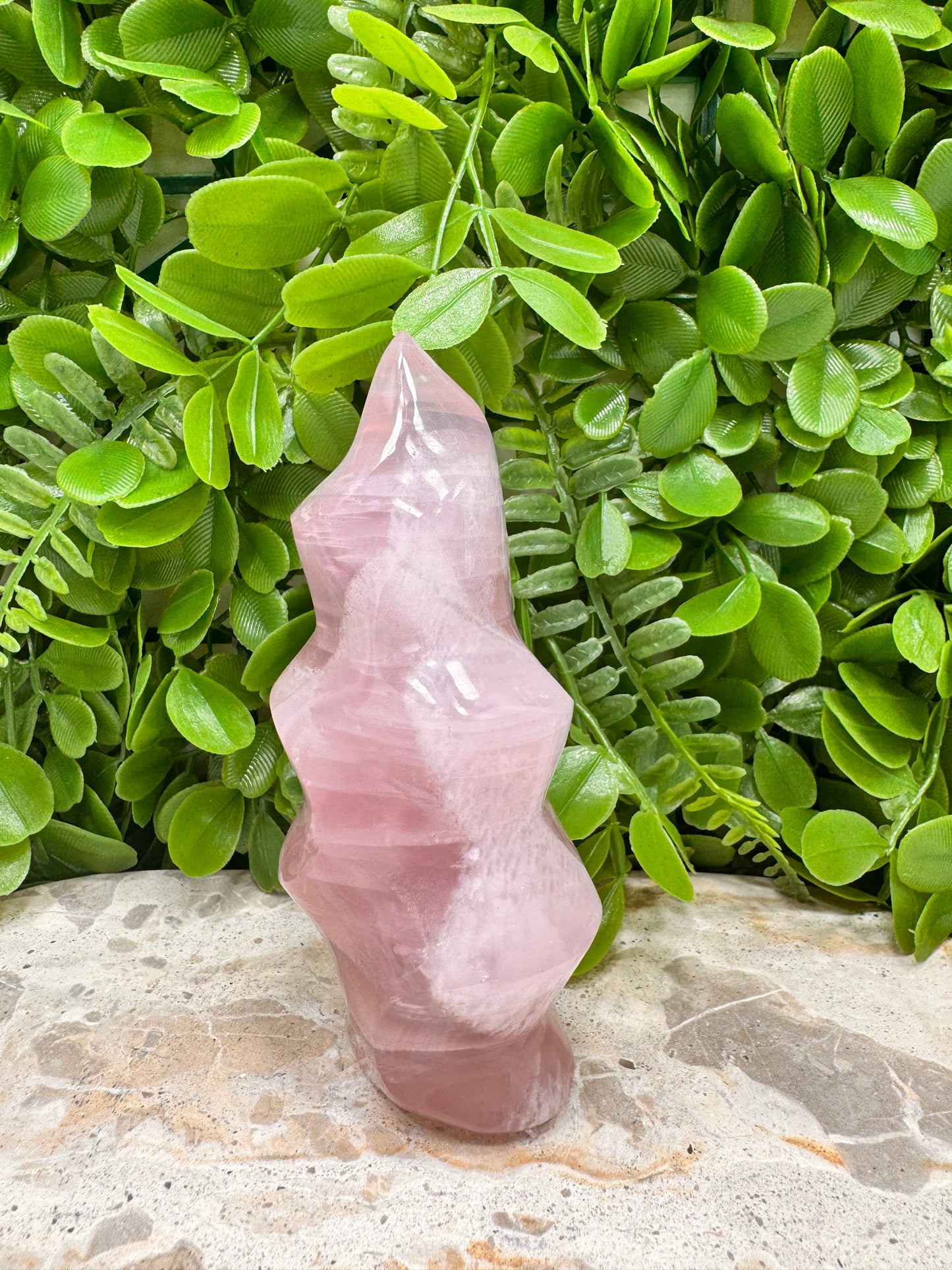Lavender Rose Quartz Flame 420g