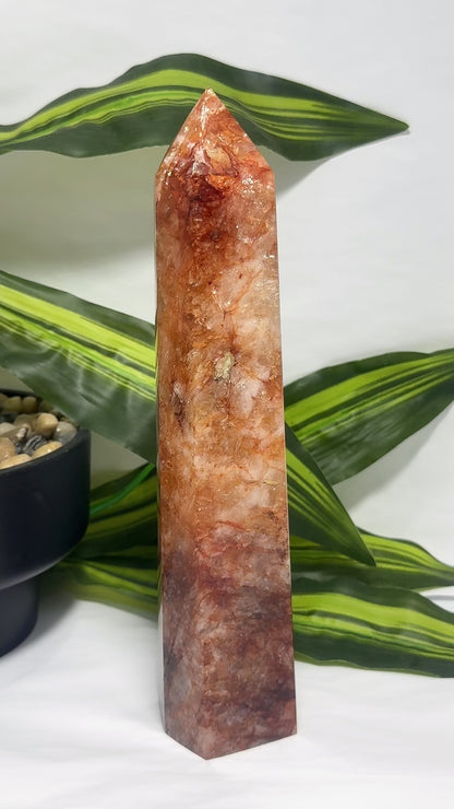 Fire Quartz with Golden Healer Tower 994g