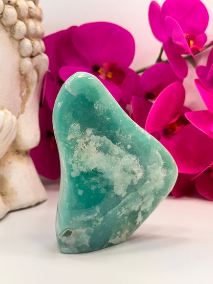 Aragonite with Smithsonite Freeform 496g