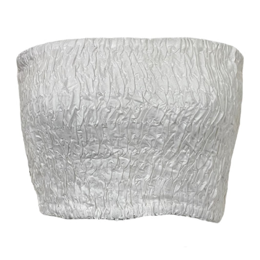 Rayon Shearing Elastic Boob Tube XL White