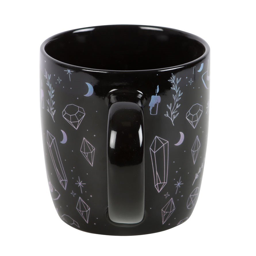 Crystal Witch Print Ceramic Mug