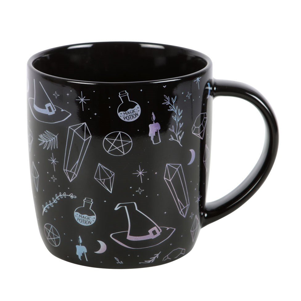 Crystal Witch Print Ceramic Mug