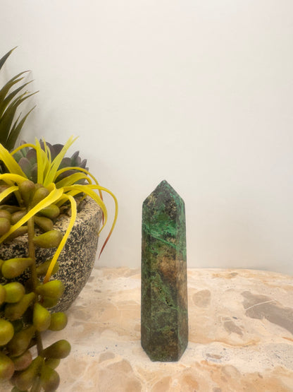 Chrysocolla Tower 123g