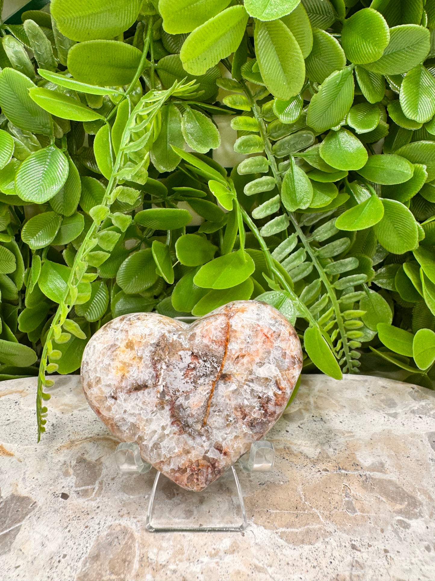 Stalactite Calcite Heart 114g