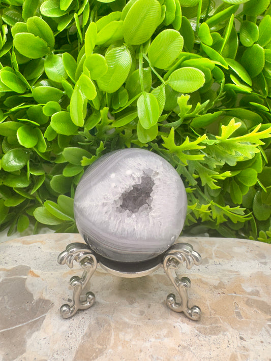 Druzy Agate Sphere 254g