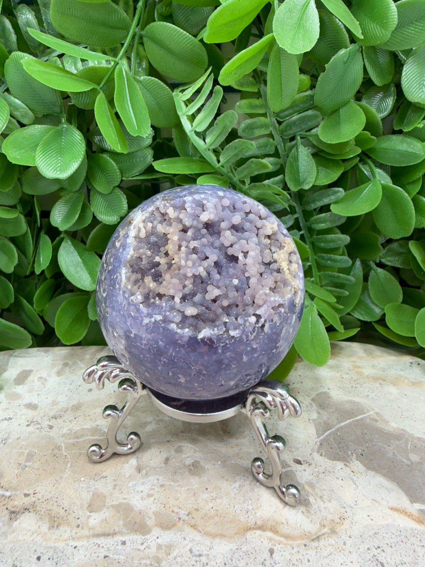 Grape Agate Sphere 342g