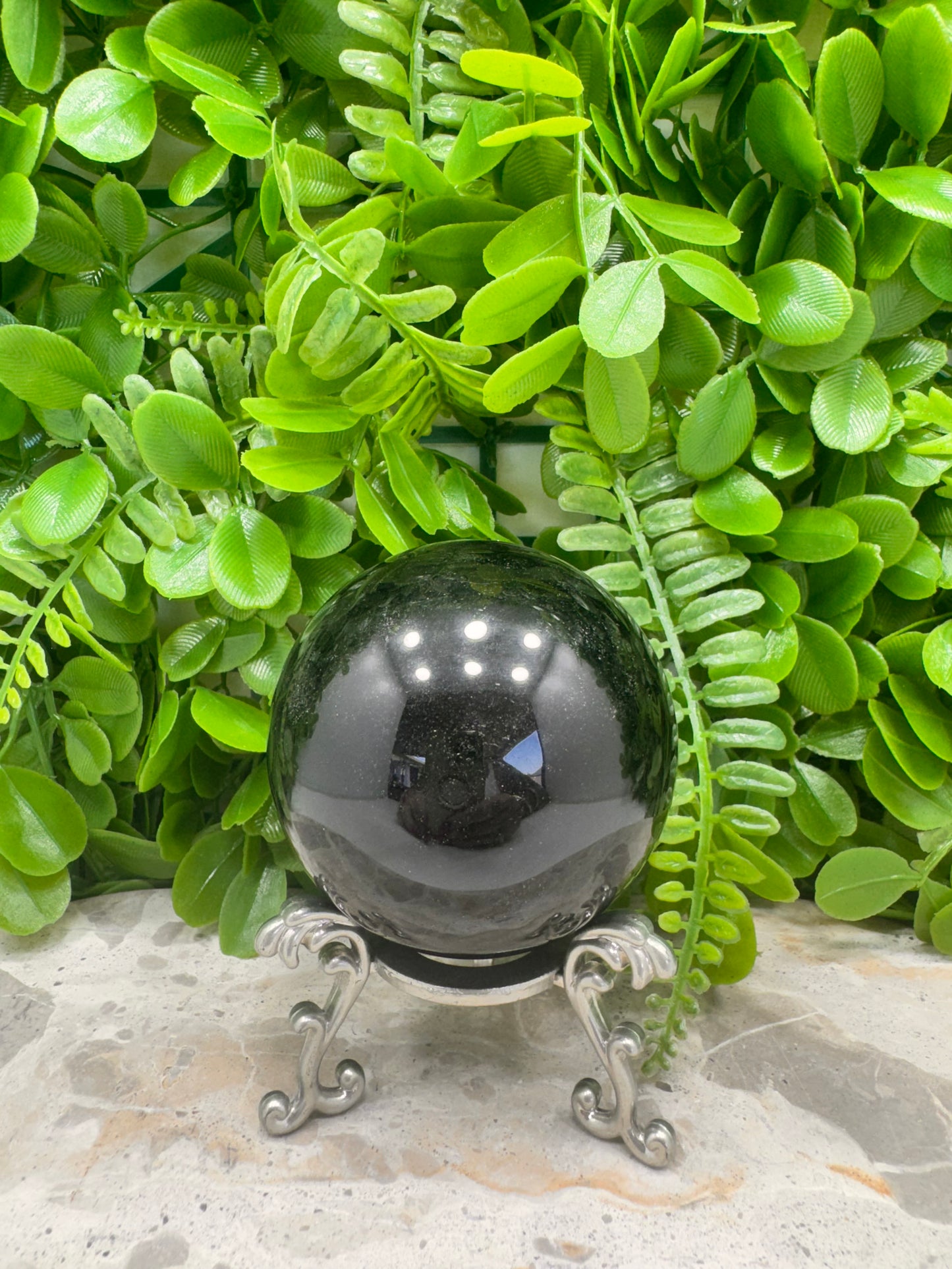 Obsidian Sphere 442g