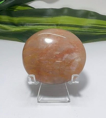 Peach Moonstone  Palm Stone 98g