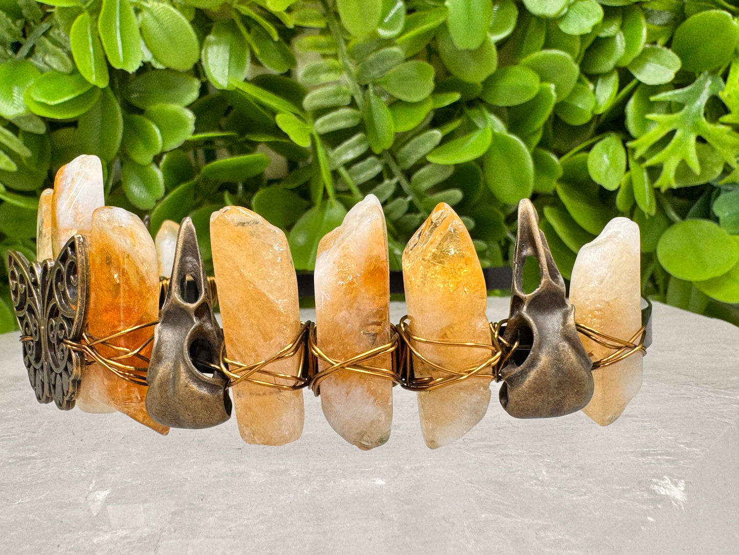 Citrine Butterfly Raven Tiara 100g