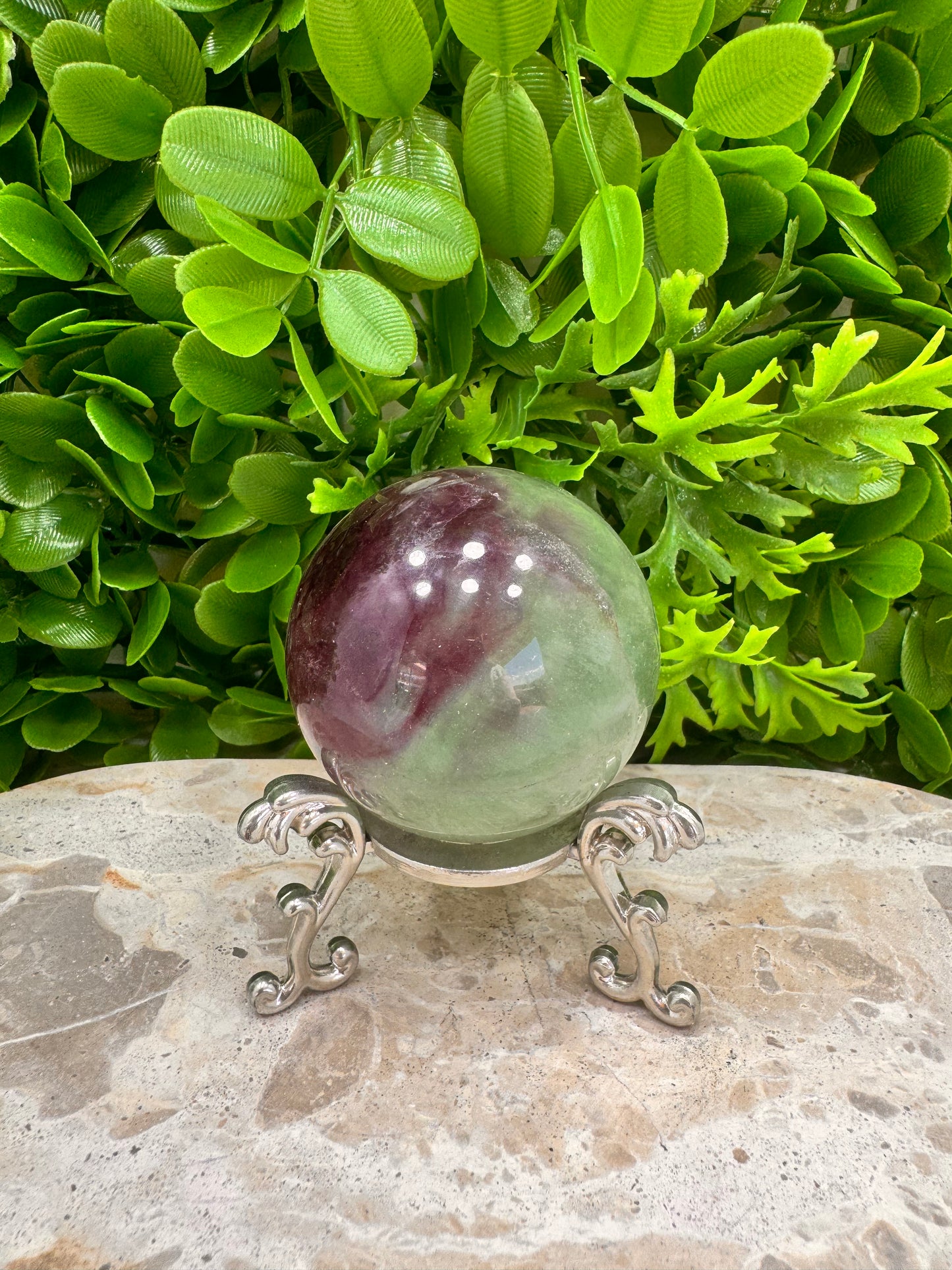 Fluorite Sphere 327g
