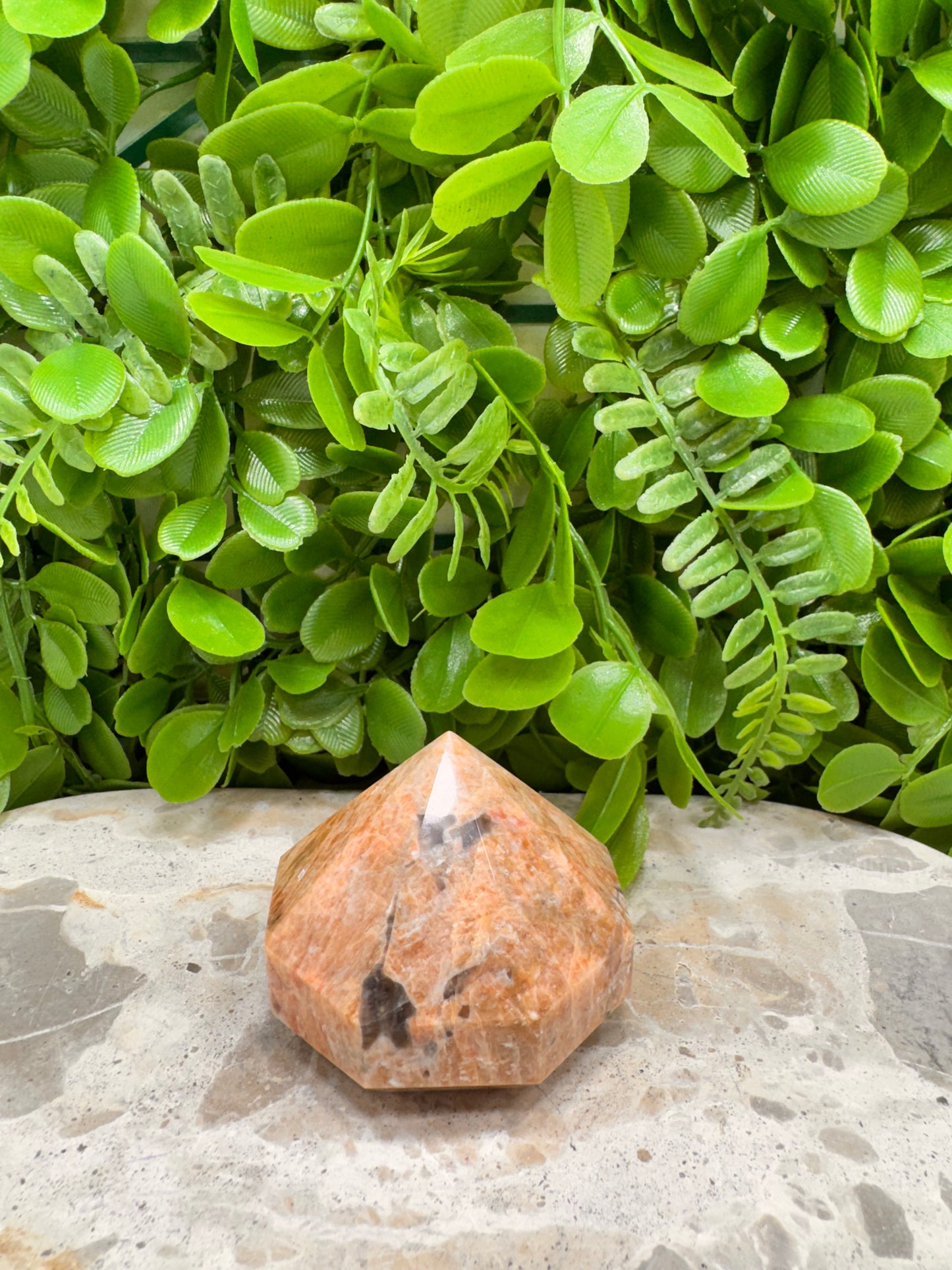 Peach Moonstone Diamond 214g