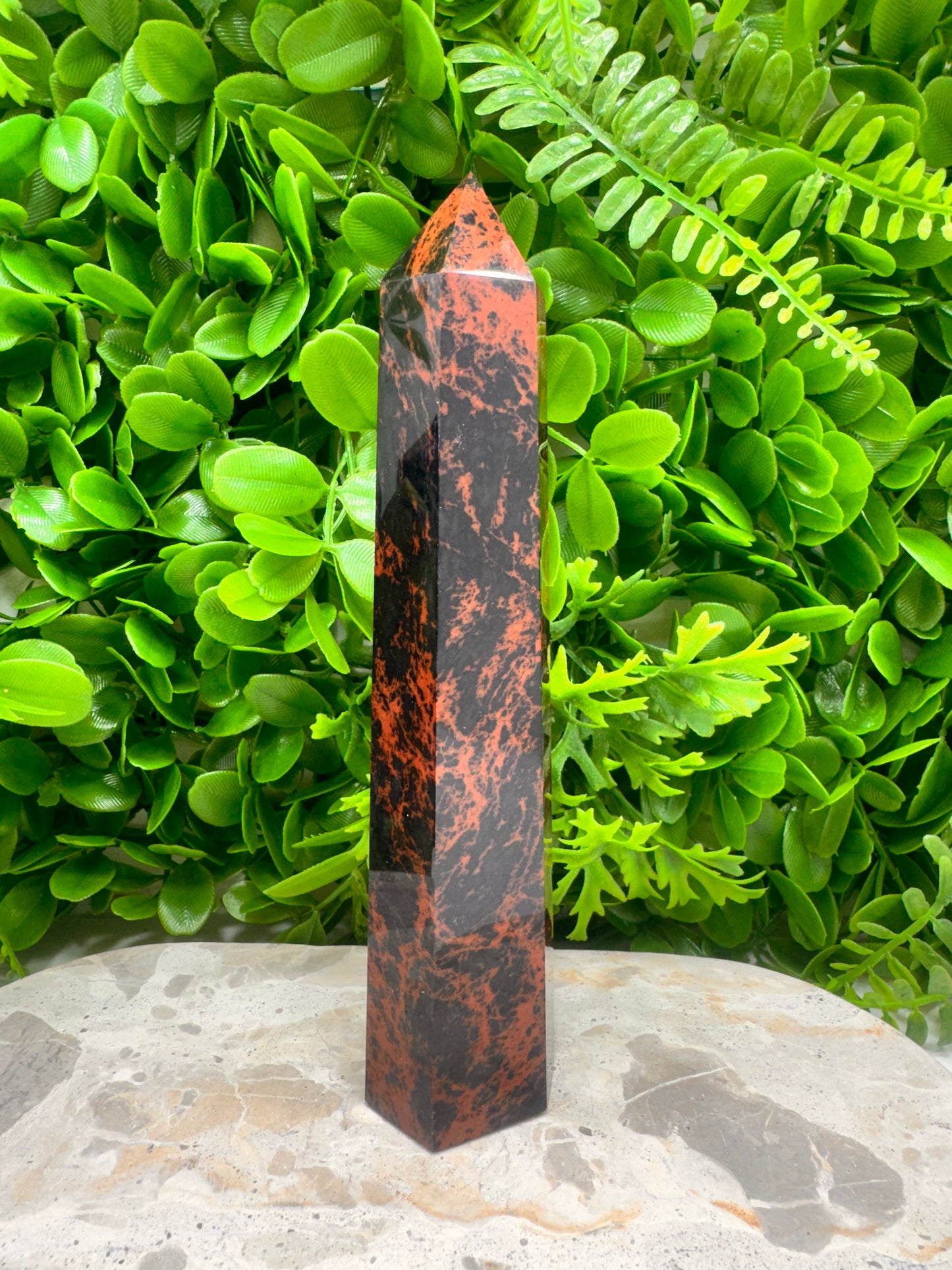 Mahogany Obsidian Tower 440g