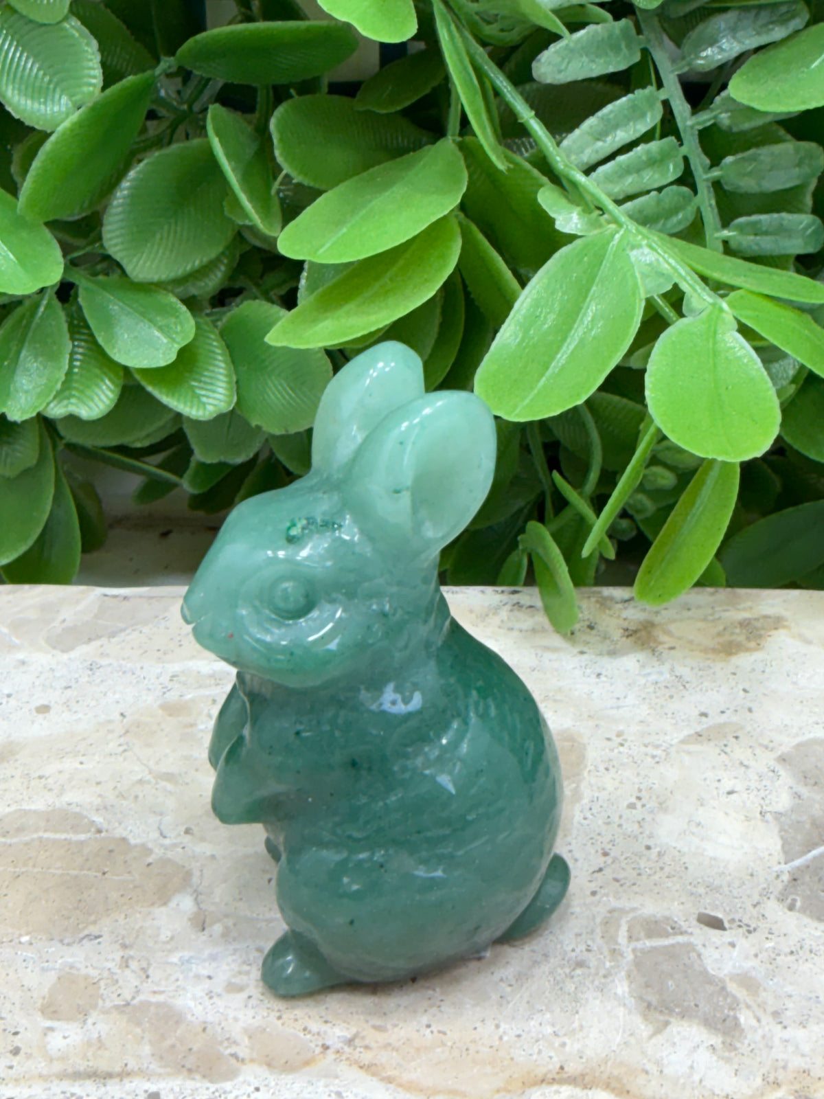 Green Aventurine Rabbit 70g | Luck • Abundance • Opportunity