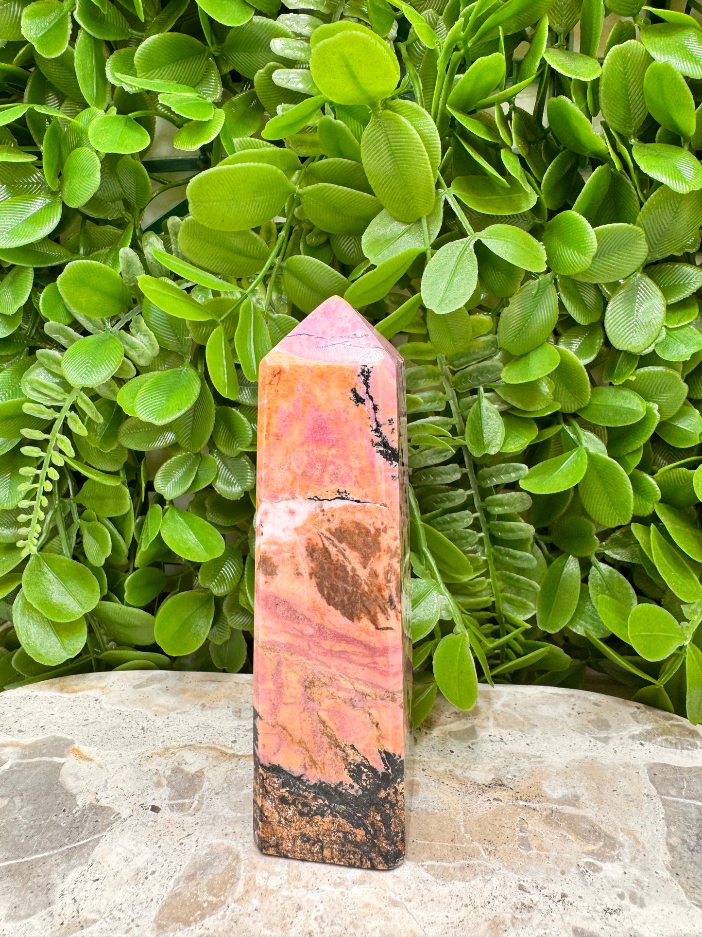 Rhodonite Tower 440g