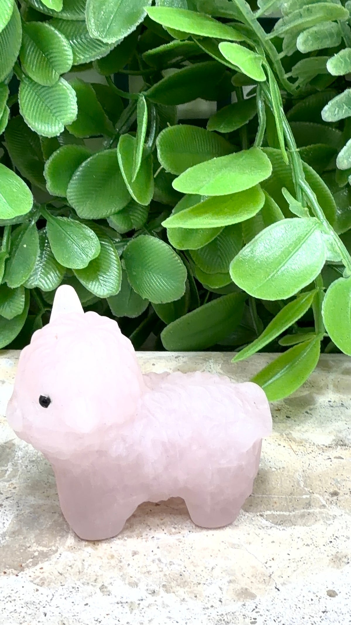 Rose Quartz Highland Cow | Love • Compassion • Healing