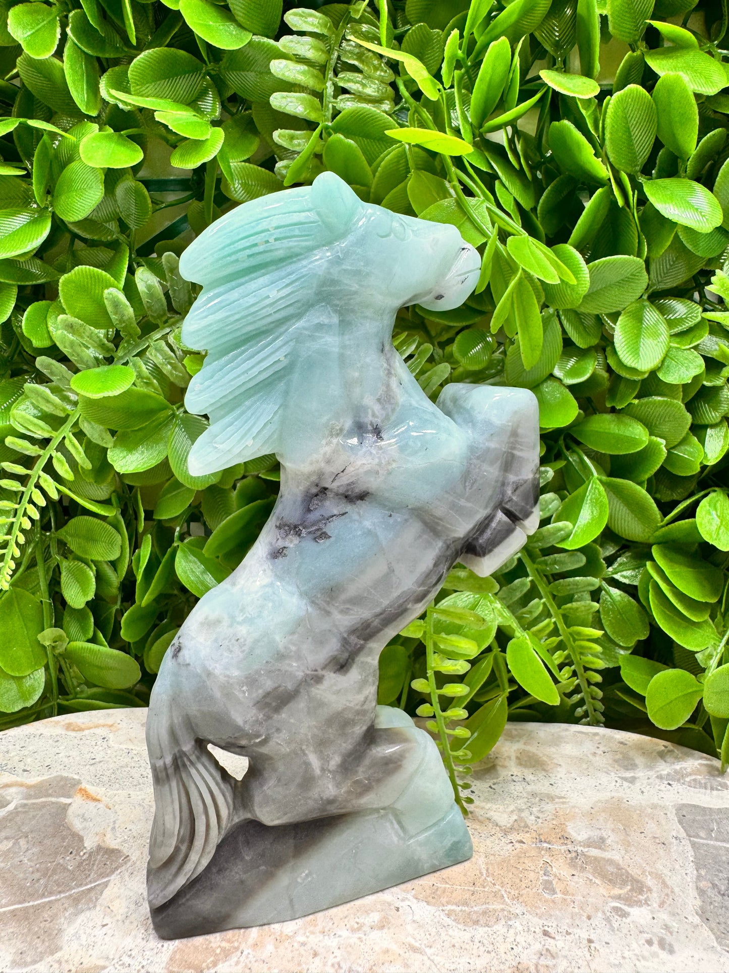 Skye Blue Opal Horse 384g