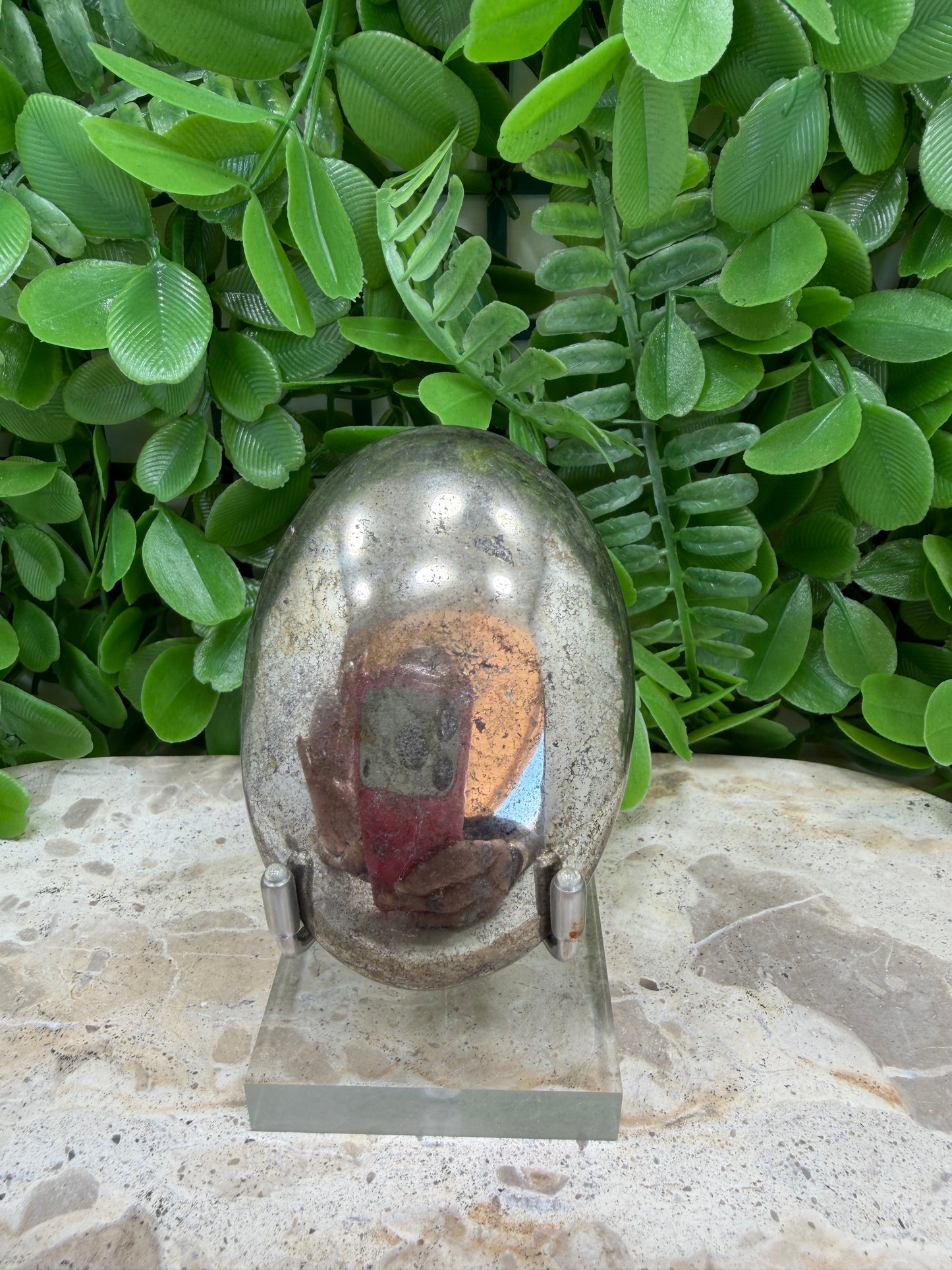 Pyrite Palm Stone 182g