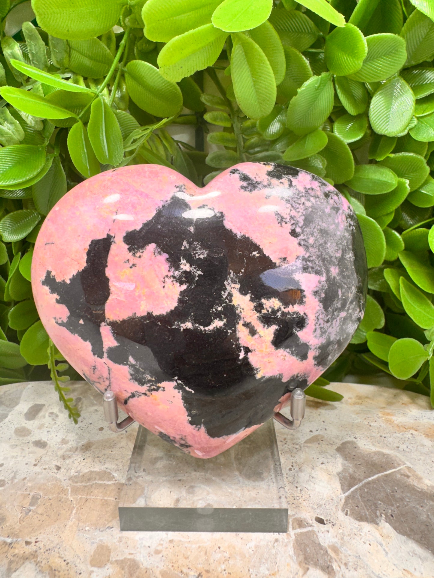 Rhodonite Heart 486g