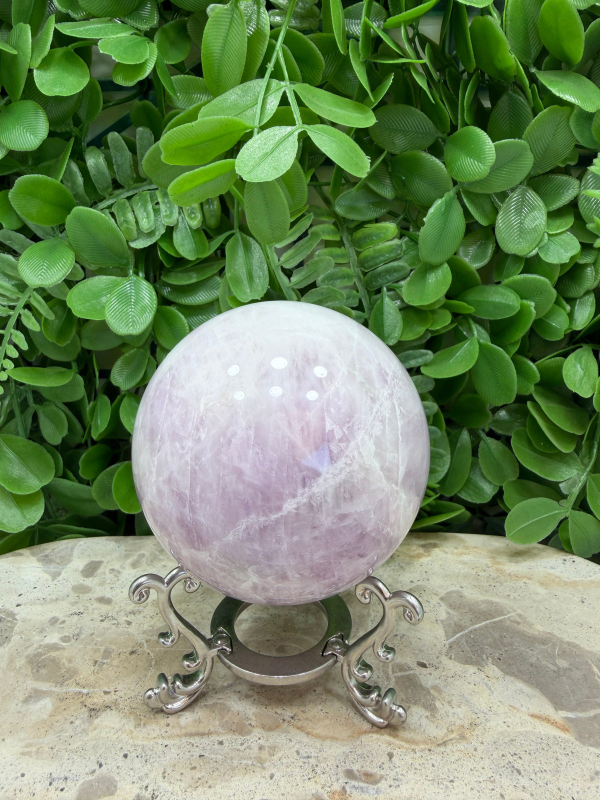 Kunzite Sphere 680g| Love • Peace • Compassion