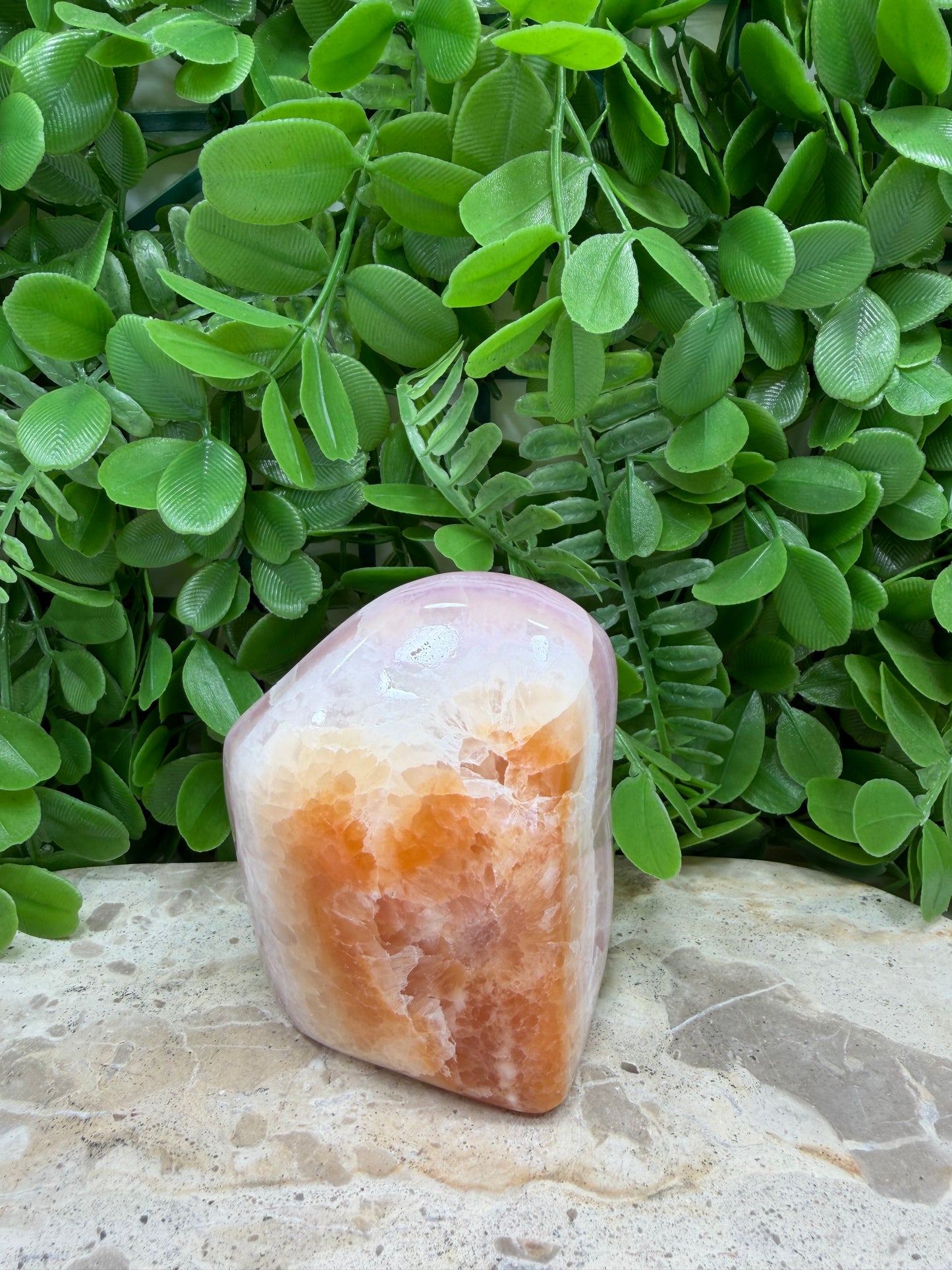 Pink Aragonite Freeform 386g
