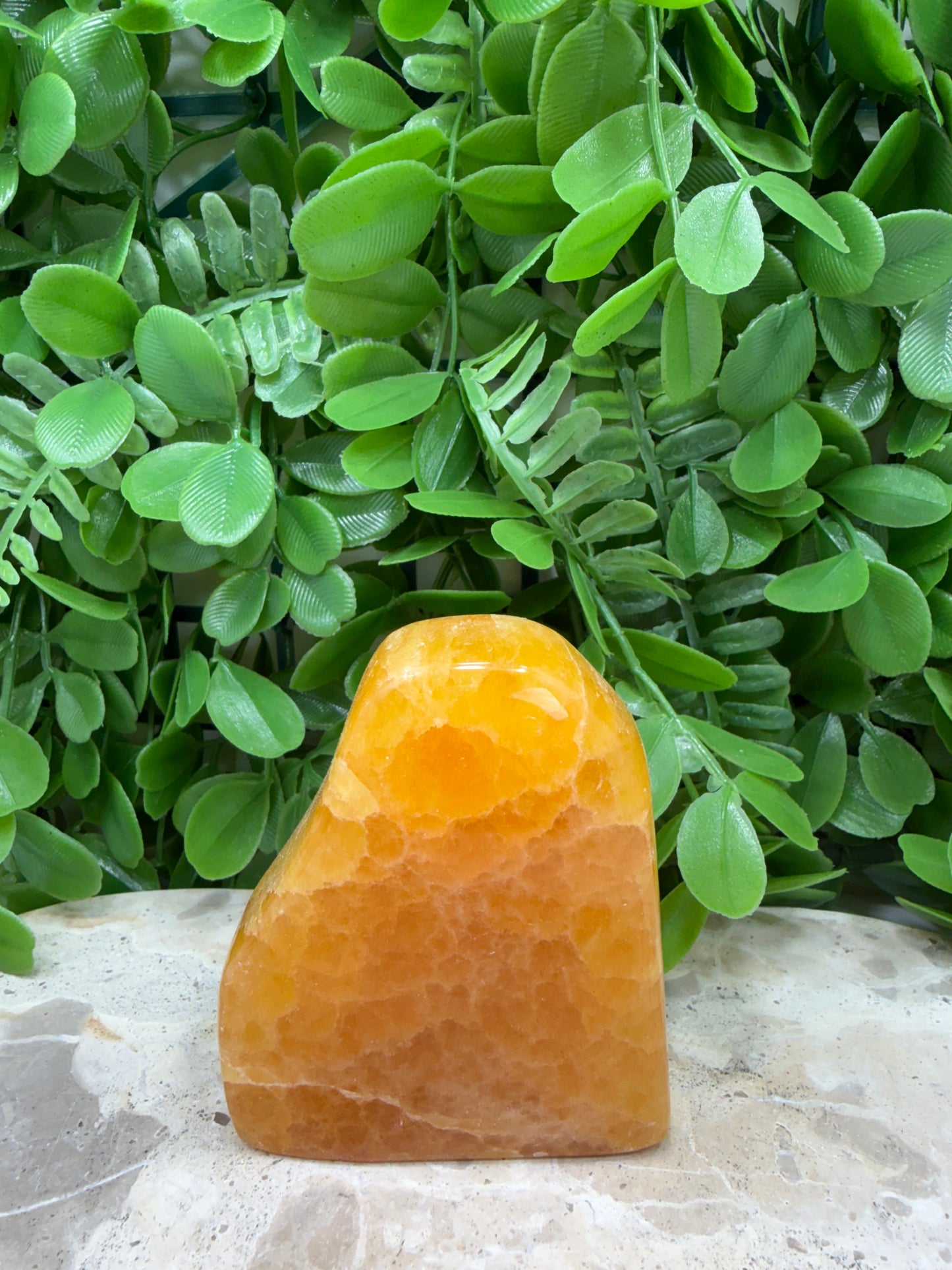 Crystalised Orange Calcite Freeform 278g