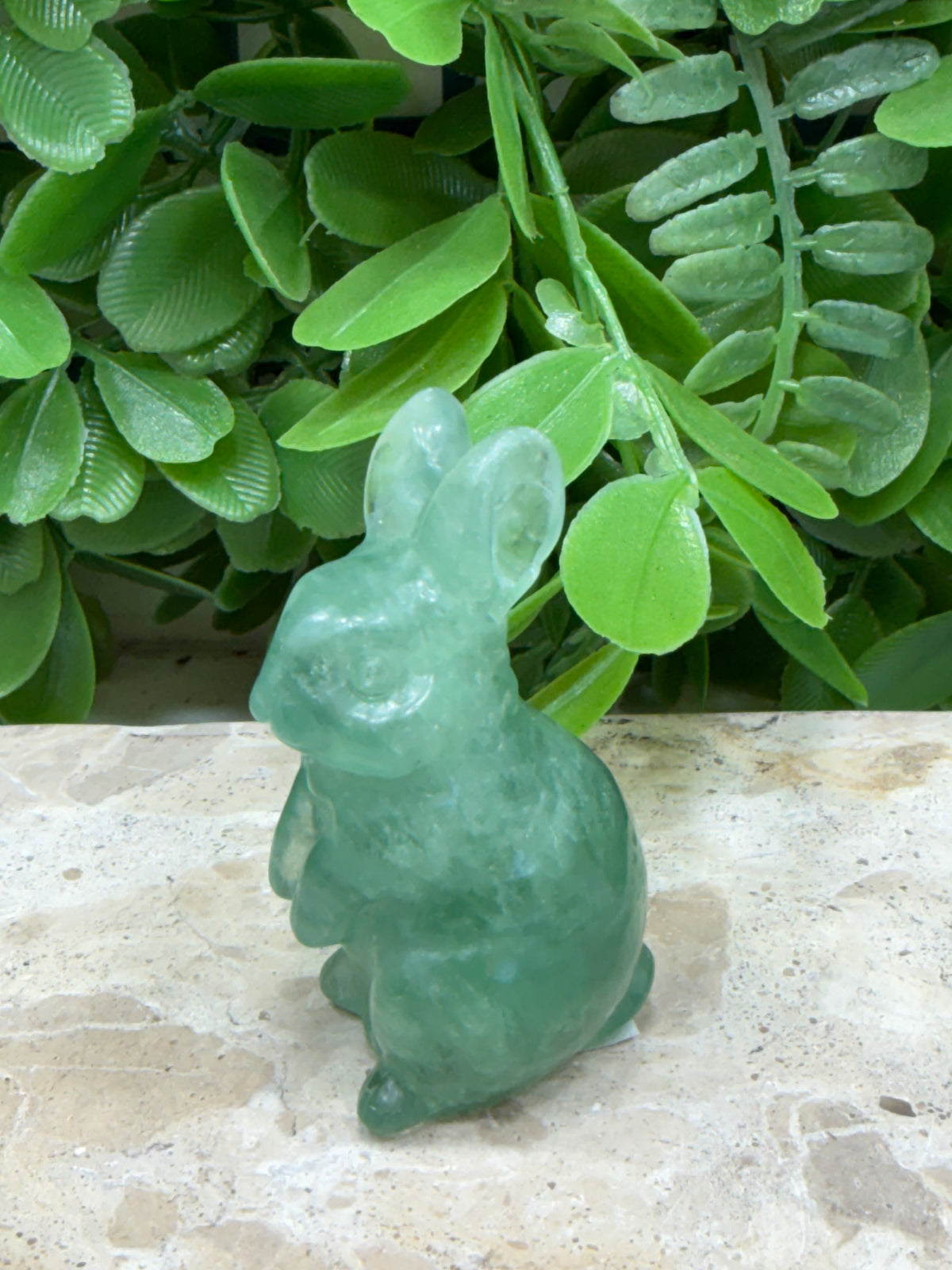 Green Fluorite Rabbit 72g | Clarity • Focus • Balance