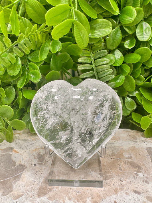Clear Quartz Heart 250g