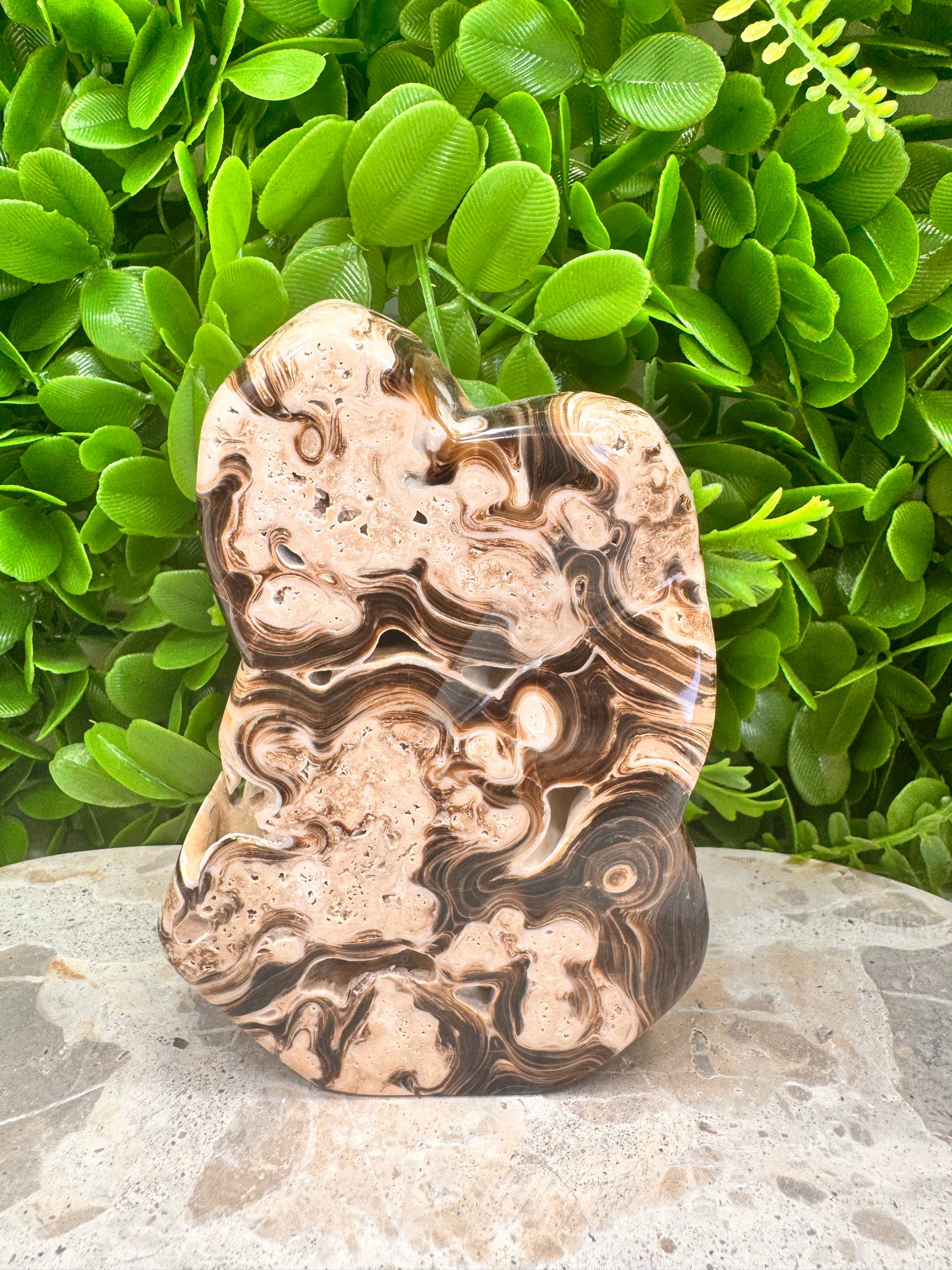 Chocolate Calcite Freeform 740g