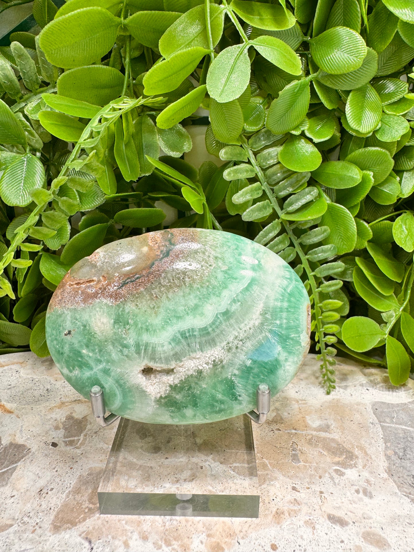 Smithsonite Palm Stone 162g