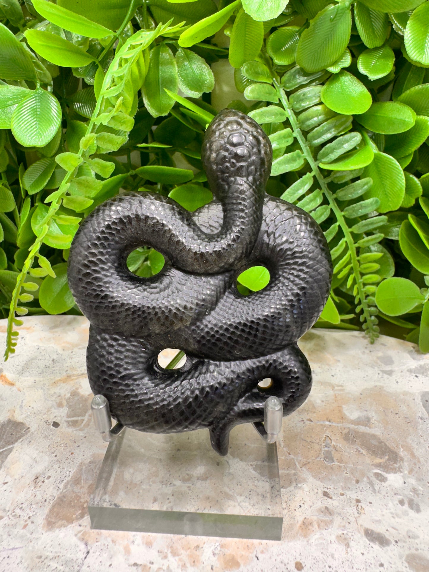 Golden Sheen Obsidian Snake app. 80g