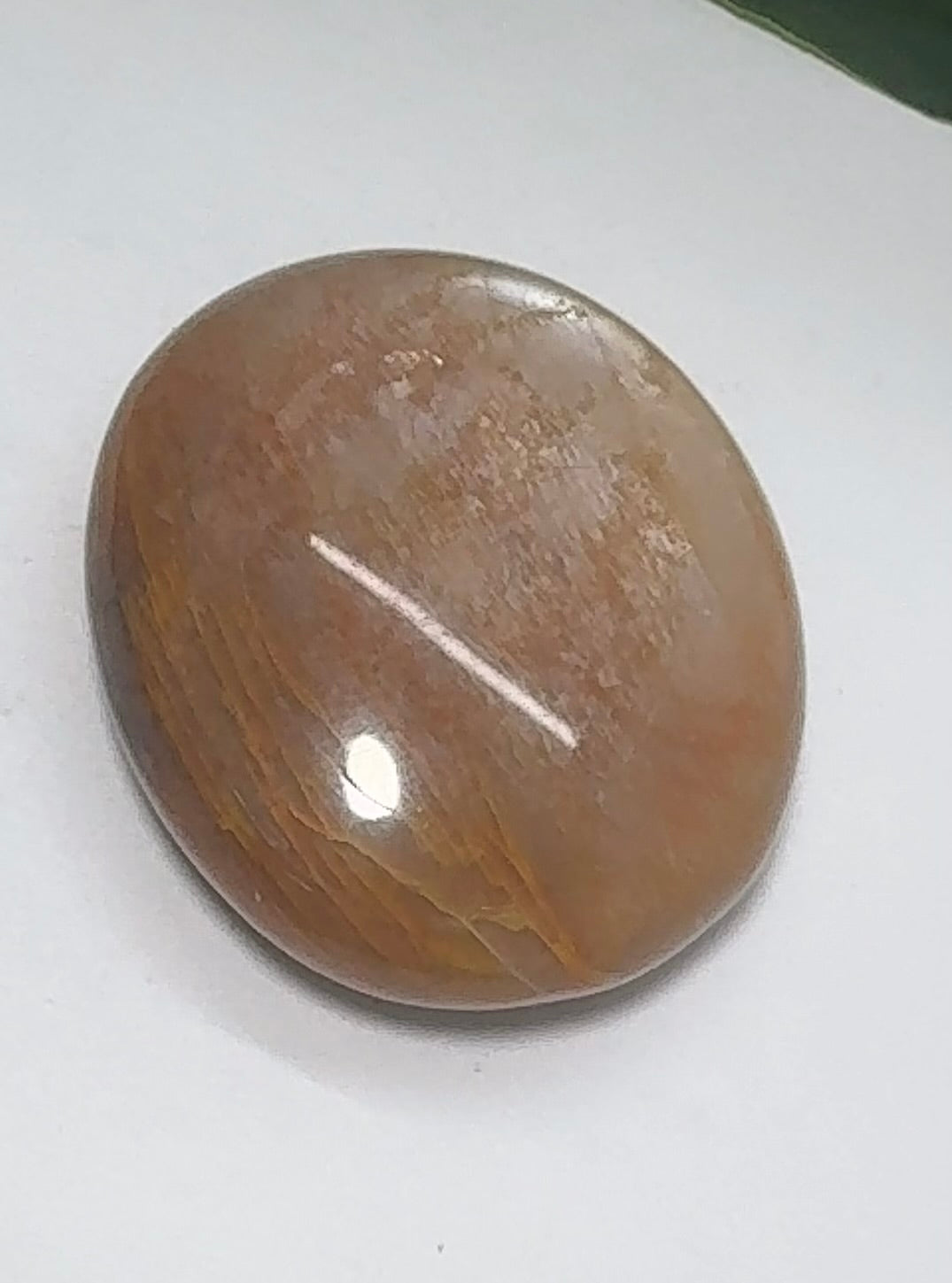 Peach Moonstone  Palm Stone 98g