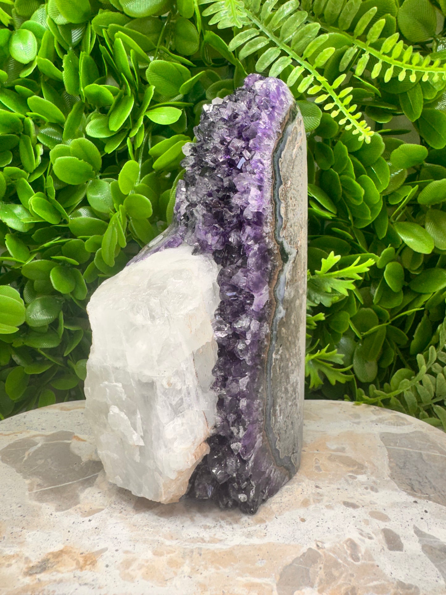 Amethyst Freeform with Calcite 1.8kg