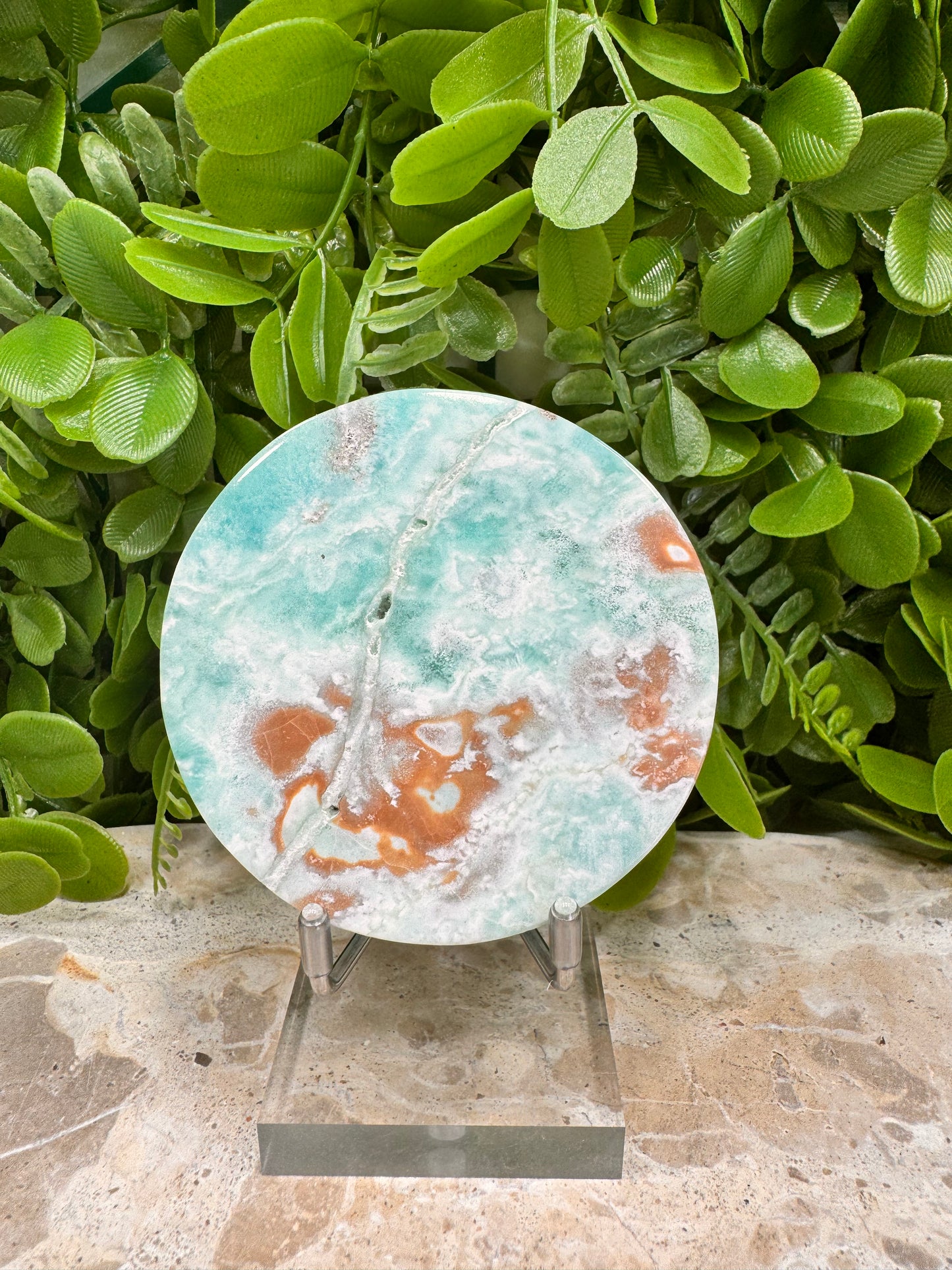Aragonite Round Disc 200g