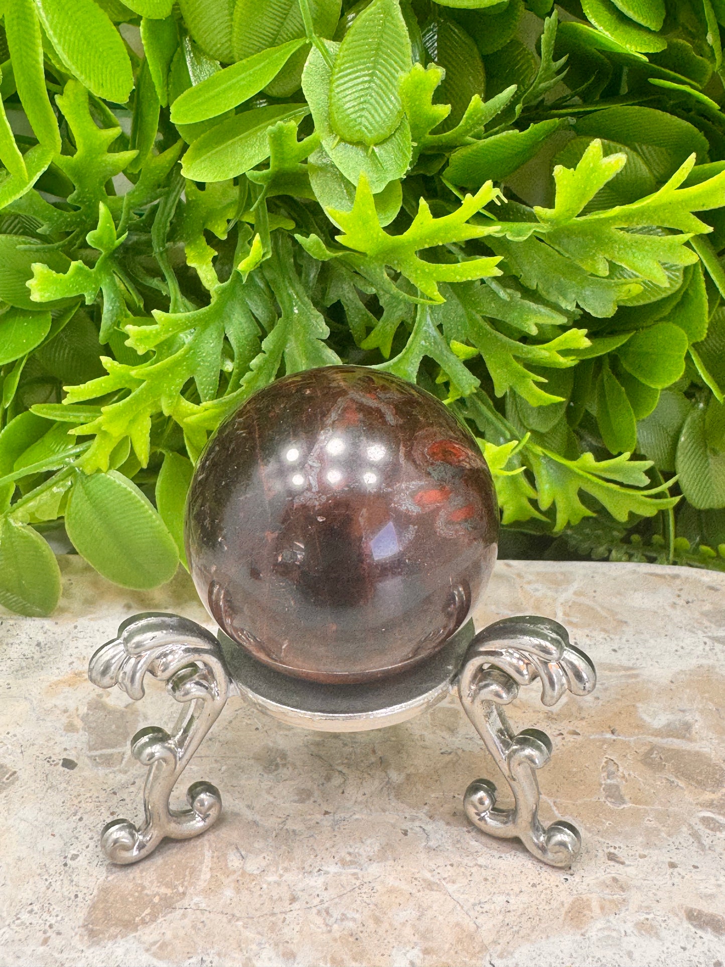 Red Tigers Eye Sphere 138g