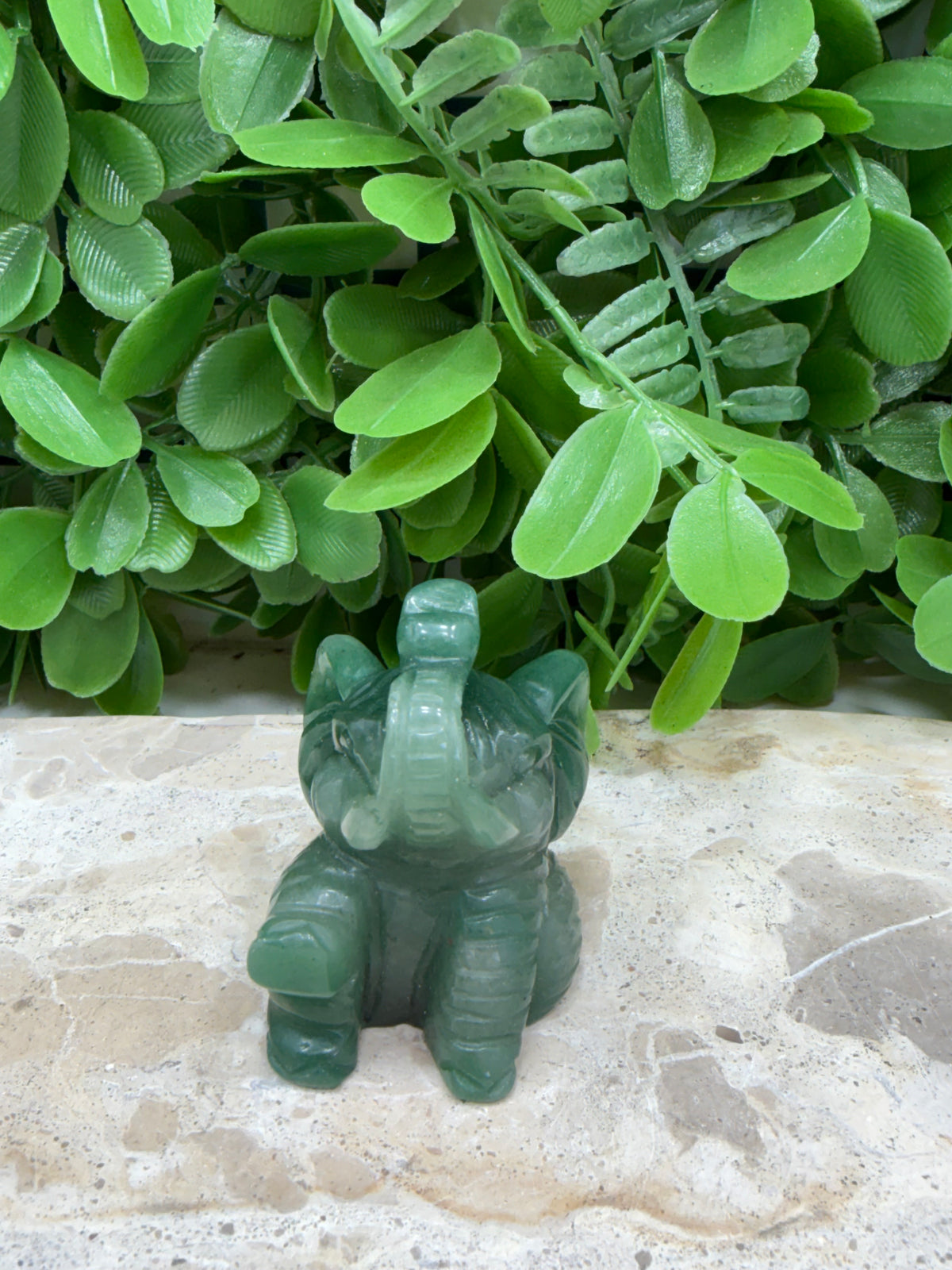 Green Aventurine Elephant 84g | Luck • Abundance • Opportunity